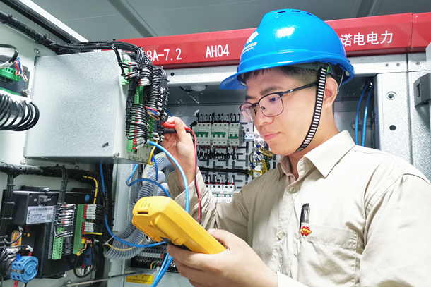 國家能源集團安徽合肥公司全力奮戰光伏開關柜電氣調試工作