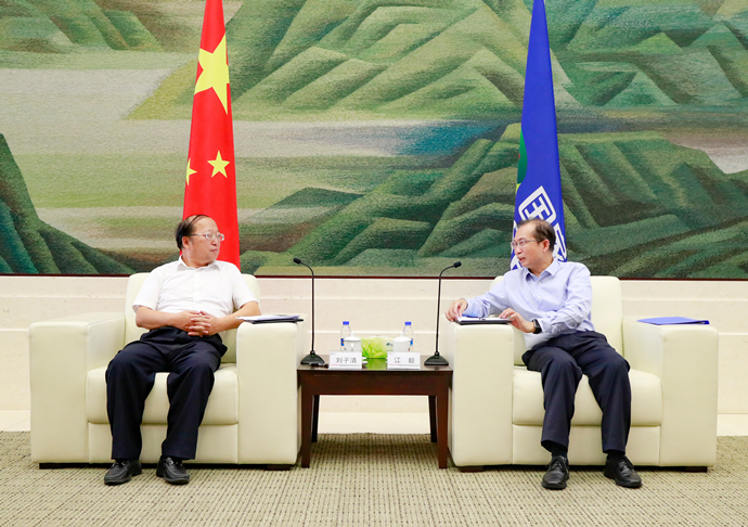 國家電投總經(jīng)理、黨組副書記江毅會(huì)見湖北省武漢市委常委、武漢經(jīng)開區(qū)工委書記劉子清