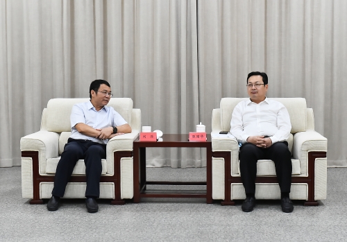 劉源拜會河北省委常委、副省長，雄安新區(qū)黨工委書記、管委會主任張國華
