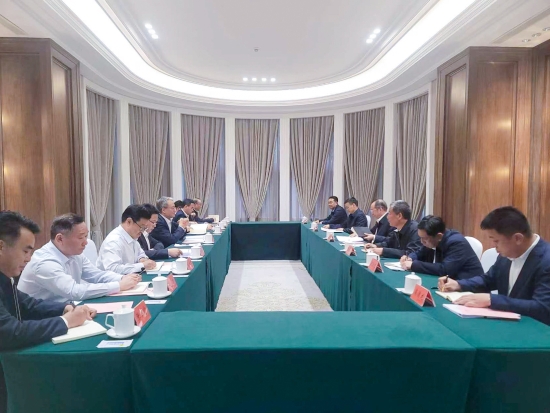 中國電建黨委副書記、總經理王斌與黑龍江省常務副省長王一新舉行會談