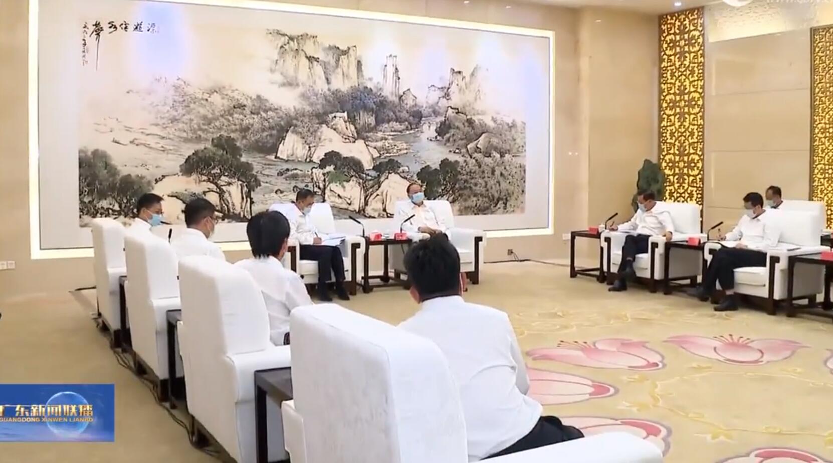 大唐集團(tuán)黨組書記、董事長(zhǎng)鄒磊拜會(huì)廣東省委書記黃坤明、省長(zhǎng)王偉中