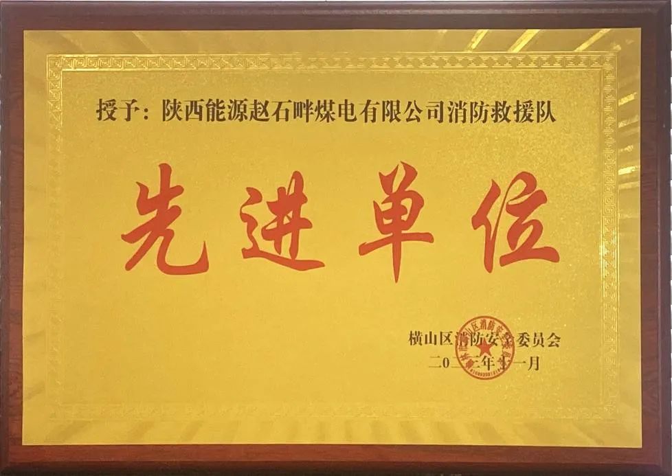 優(yōu)秀！再續(xù)輝煌！陜投集團(tuán)趙石畔煤電消防工作又獲表彰