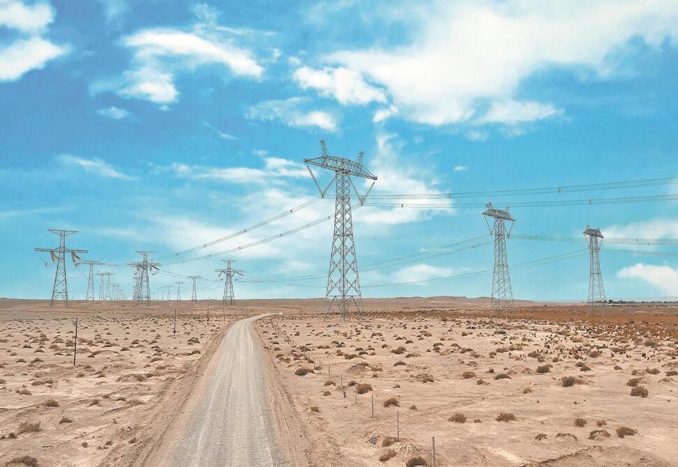國網甘肅電力馭風追光，隴上綠電送遠方