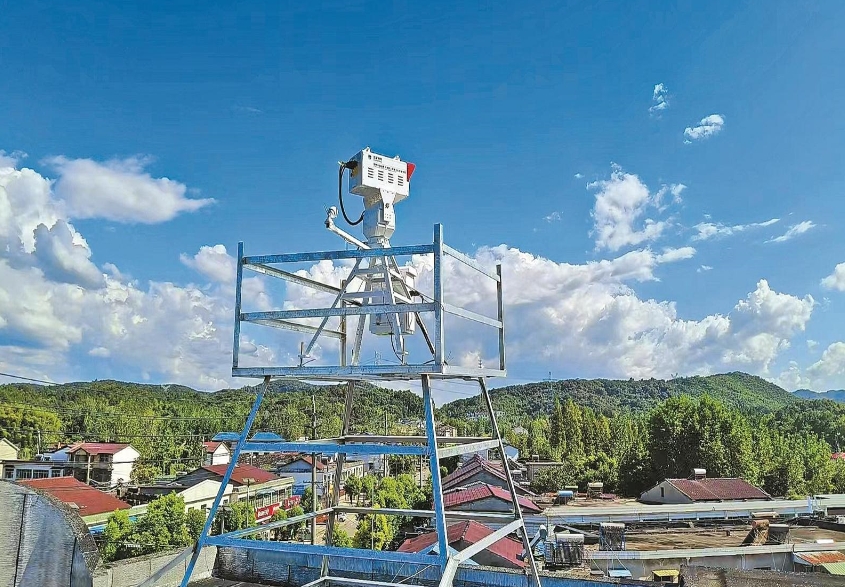 國網安徽電力應用量子激光雷達監測輸電通道
